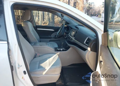 2017 Toyota Highlander Le from USA, damaged, VIN 5TDZARFH0HS025687